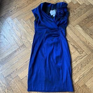 Blue shimmer dress